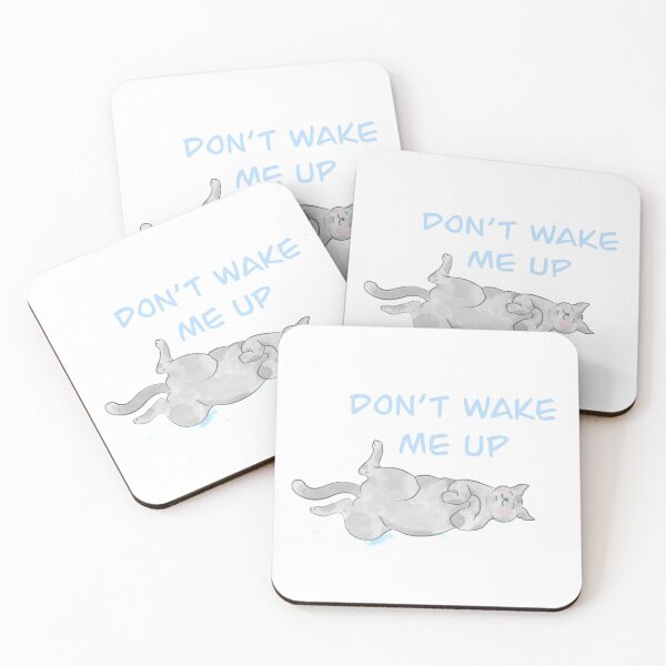 Item preview, Don't wake me up ! - cute blue cat designed and sold by Kelyrin.