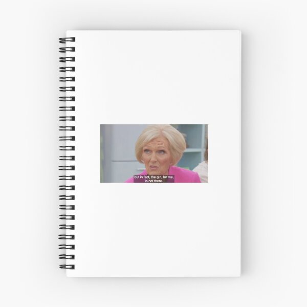 Item preview, Mary Berry disappointed with the gin from great british bake off designed and sold by TheBritishShop.
