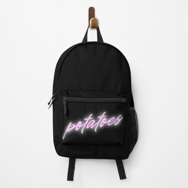 Item preview, Potatoes Neon Pink Designer Logo designed and sold by MixedBagMerch.