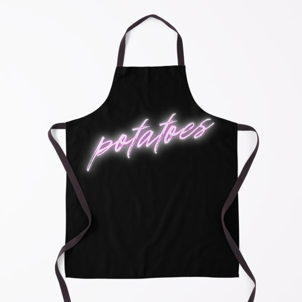 Item preview, Potatoes Neon Pink Designer Logo designed and sold by MixedBagMerch.