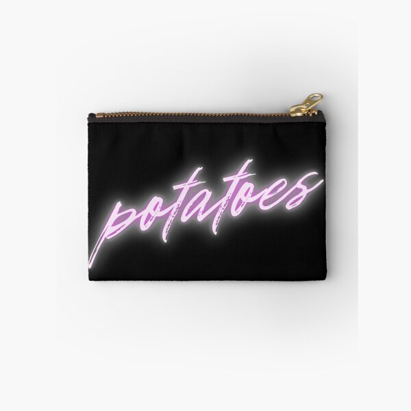 Item preview, Potatoes Neon Pink Designer Logo designed and sold by MixedBagMerch.