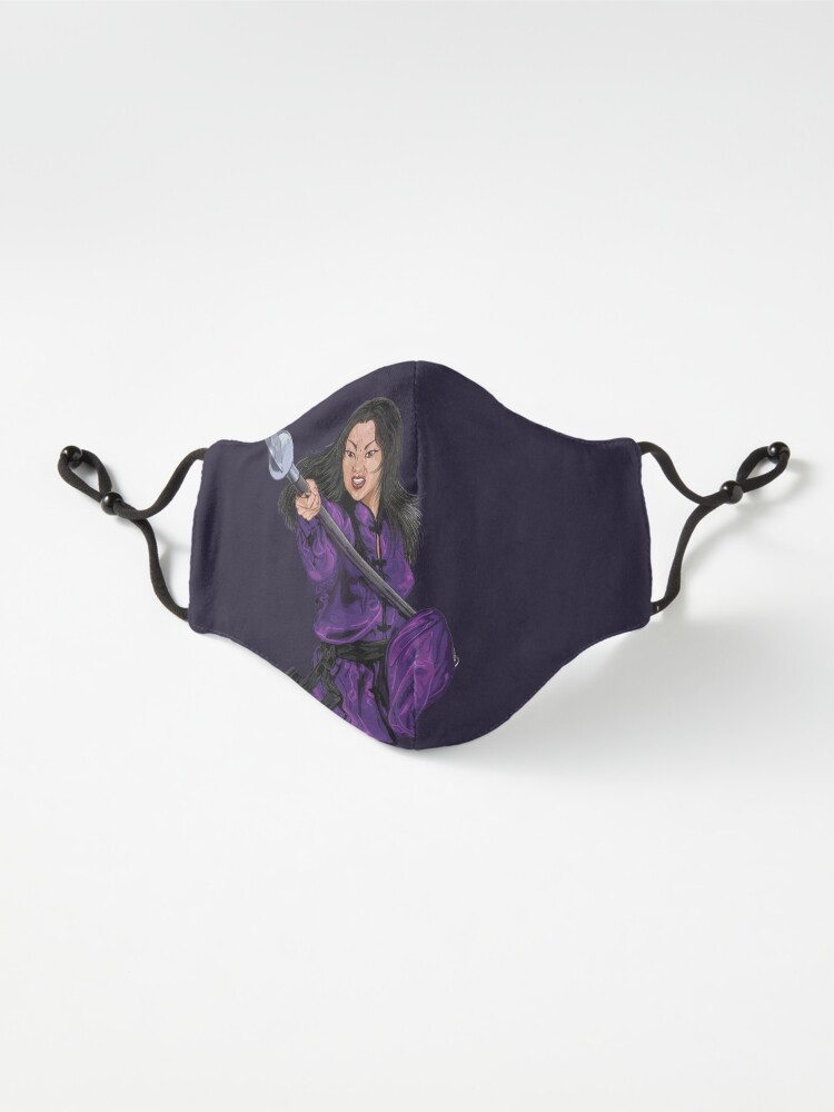 Alternate view of Mulan in Purple Mask
