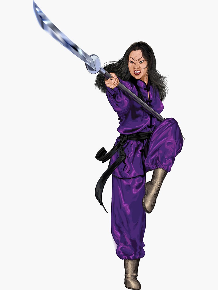 Mulan in Purple by PLUGOarts
