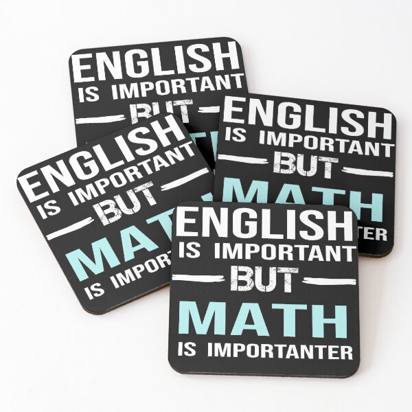 Item preview, English Is Important But Math Is Importanter  designed and sold by ZAstore.