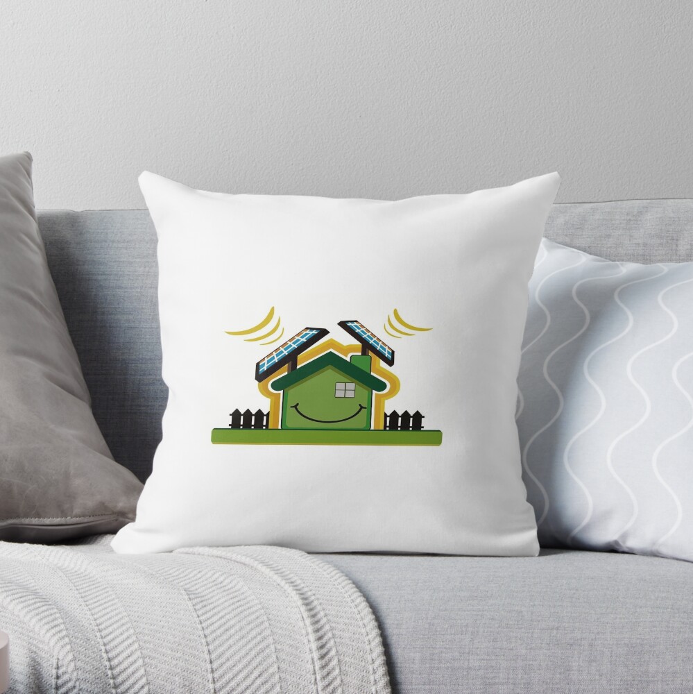 South GA Solar Power Products Throw Pillow