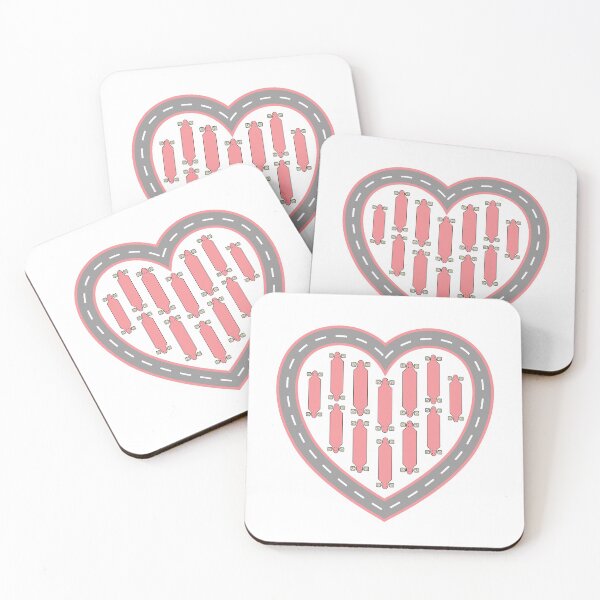 Item preview, Longboard Love Heart designed and sold by Fangpunk.