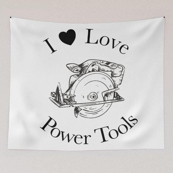 Item preview, I Love Power Tools Vintage designed and sold by infleims.