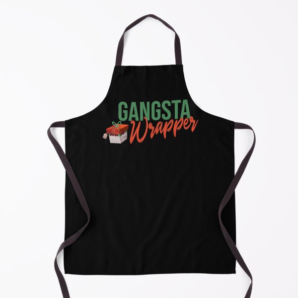 Item preview, Gangsta Wrapper, Christmas pun designed and sold by DeliriousSteve.