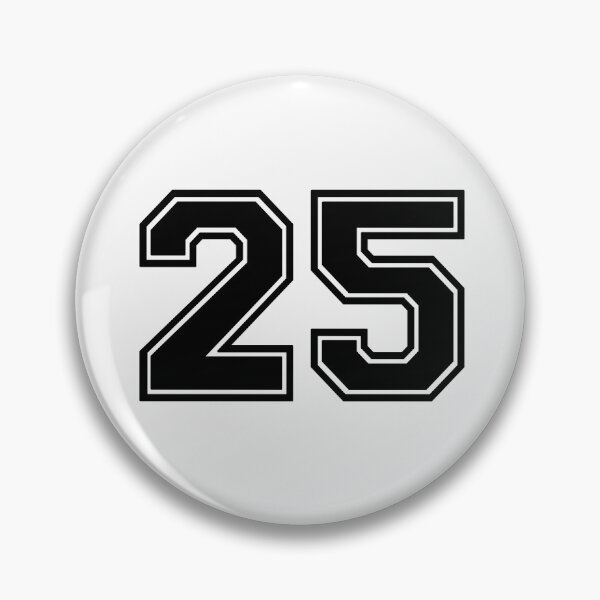 Item preview, Twenty five black Jersey number 25 fifth  designed and sold by Greenfieldlogo.