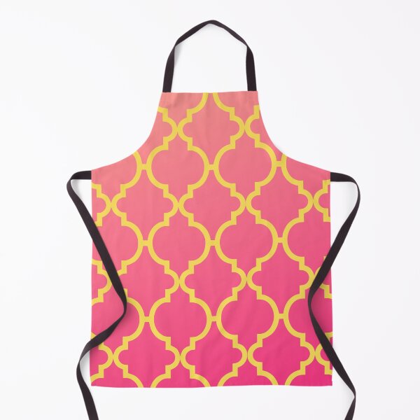 Item preview, Yellow pattern on Pink background  tile pattern designed and sold by Digibee.