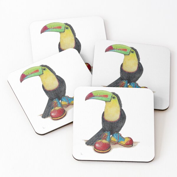 Item preview, Toucan in clown shoes designed and sold by JimsBirds.