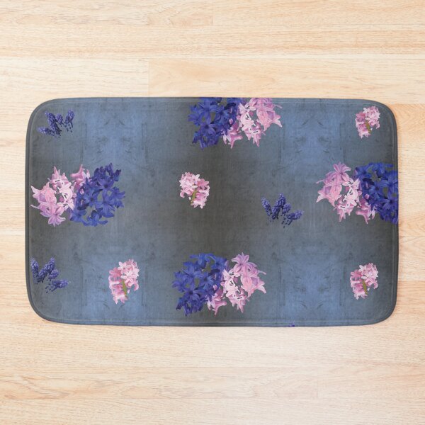 Item preview, Purple hyacinth painted purple florals designed and sold by patternsplus.