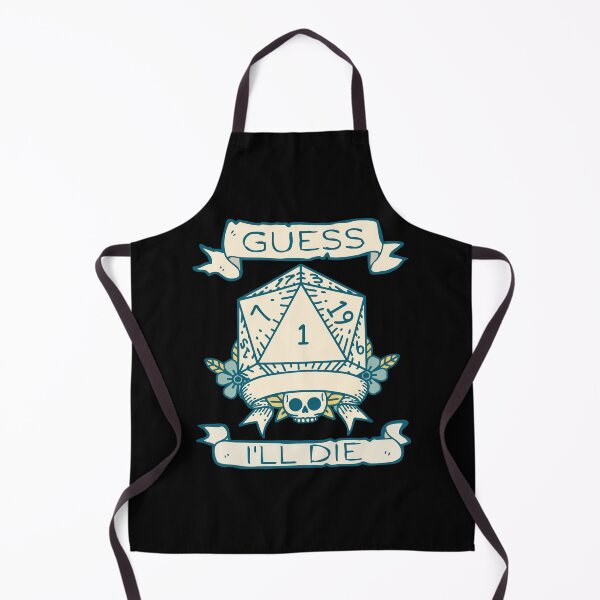 Item preview, Guess I'll Die - Funny RPG d20 Dice Roll of 1 designed and sold by Adonalyn.