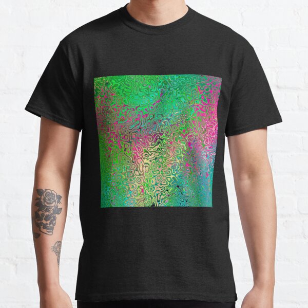Psychedelic Retro Marble pattern Classic T-Shirt