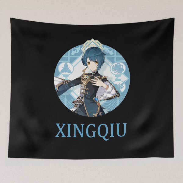 Item preview, Genshin Impact - Xingqiu Hydro Sword Character designed and sold by Krimsy.