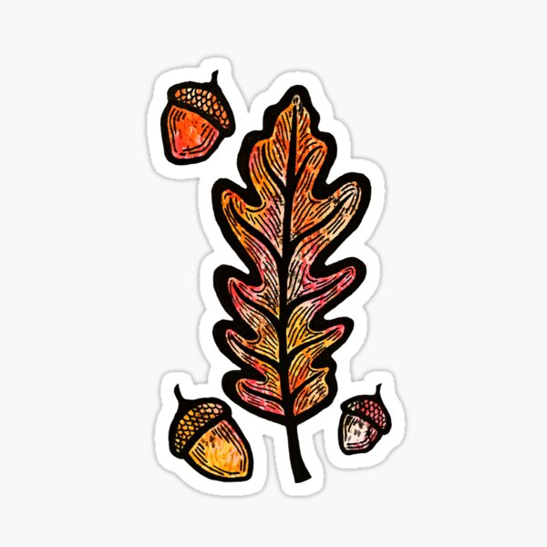 Item preview, Oak Leaf & Acorns 1 designed and sold by MYLCreations.