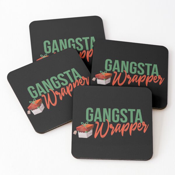 Item preview, Gangsta Wrapper, Christmas pun designed and sold by DeliriousSteve.