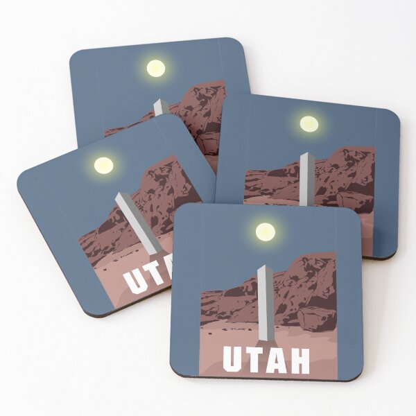 Item preview, The mysterious silver monolith in the Utah Desert designed and sold by enriquepma.