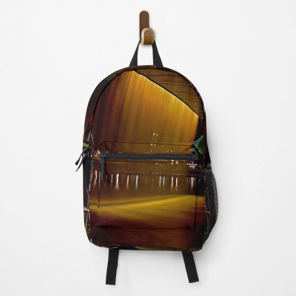 Item preview, Fountain from the Adelaide Oval Bridge at night designed and sold by Cars around Adelaide.