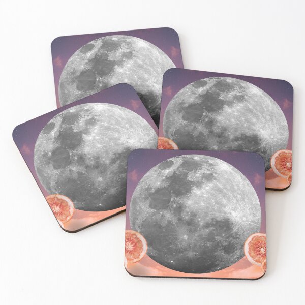 Item preview, Moon and Citrus Collage designed and sold by hanabk.