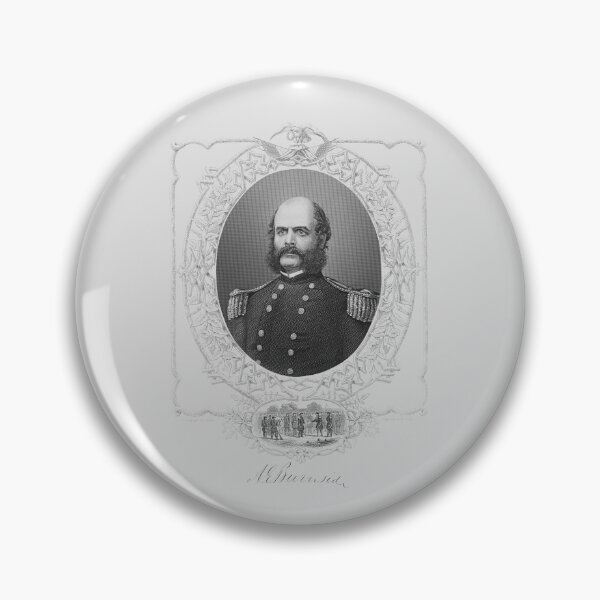 Item preview, General Ambrose Burnside Engraved Portrait - Circa 1865 designed and sold by warishellstore.