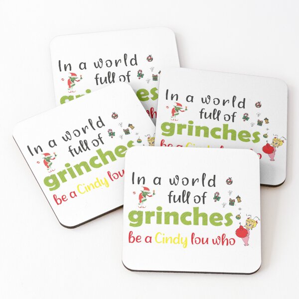 Item preview, in A World Full Of Grinches Be A Cindy Lou Who, christmas funny designed and sold by YAITPSTORE.