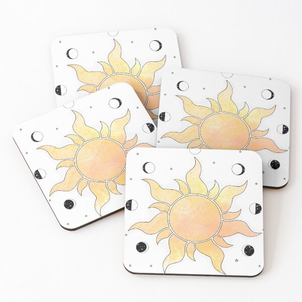 Item preview, Gold Tangled Sun, Moon, & Stars designed and sold by kelly brown.