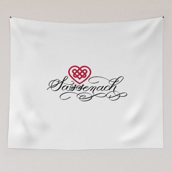 Item preview, Sassenach with Celtic Heart on white designed and sold by Gsallicat.
