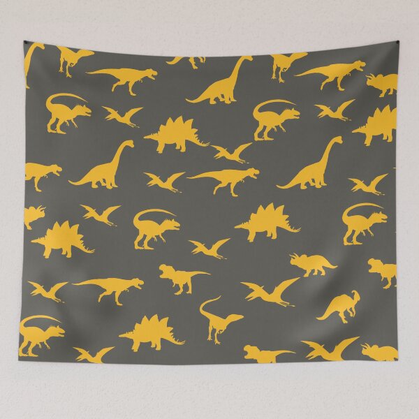 Item preview, yellow Dinosaurs designed and sold by familyartz.
