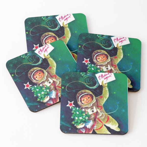 Item preview, Soviet propaganda Space New Year, Space Christmas designed and sold by ArtFay.