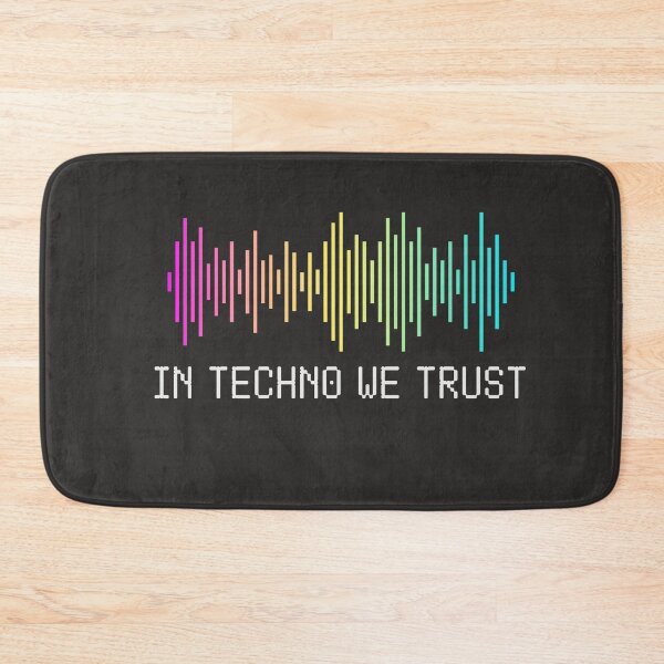 Item preview, In Techno We Trust Music EDM Rave Tekk Hardcore Tripping Trippy Club Electro designed and sold by gkao.