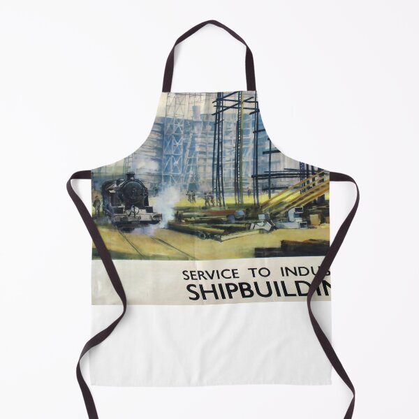 Item preview, retro classic Shipbuilding poster designed and sold by CorasPosters.
