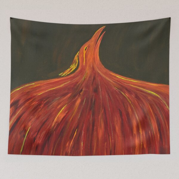Item preview, Phoenix Rising (Acrylic Painting) designed and sold by Lori Ackley.