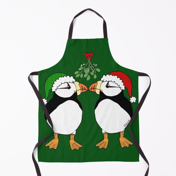 Item preview, Mistletoe Kiss Puffins designed and sold by sharkbait83.