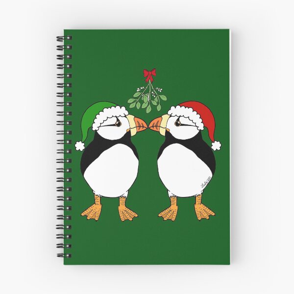 Item preview, Mistletoe Kiss Puffins designed and sold by sharkbait83.