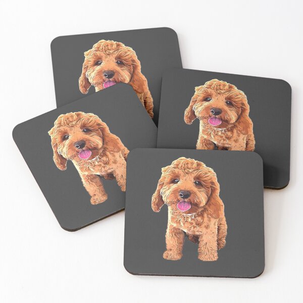 Item preview, Spoodle Cockapoo Cavapoo Golden Doodle Beauty designed and sold by ElegantCat.