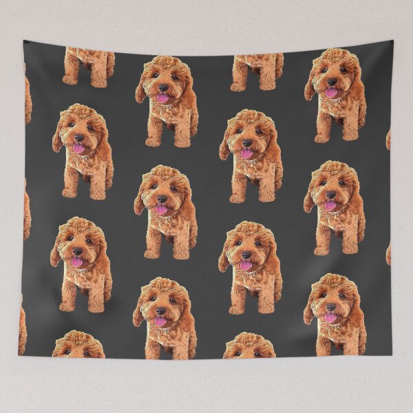 Item preview, Spoodle Cockapoo Cavapoo Golden Doodle Beauty designed and sold by ElegantCat.