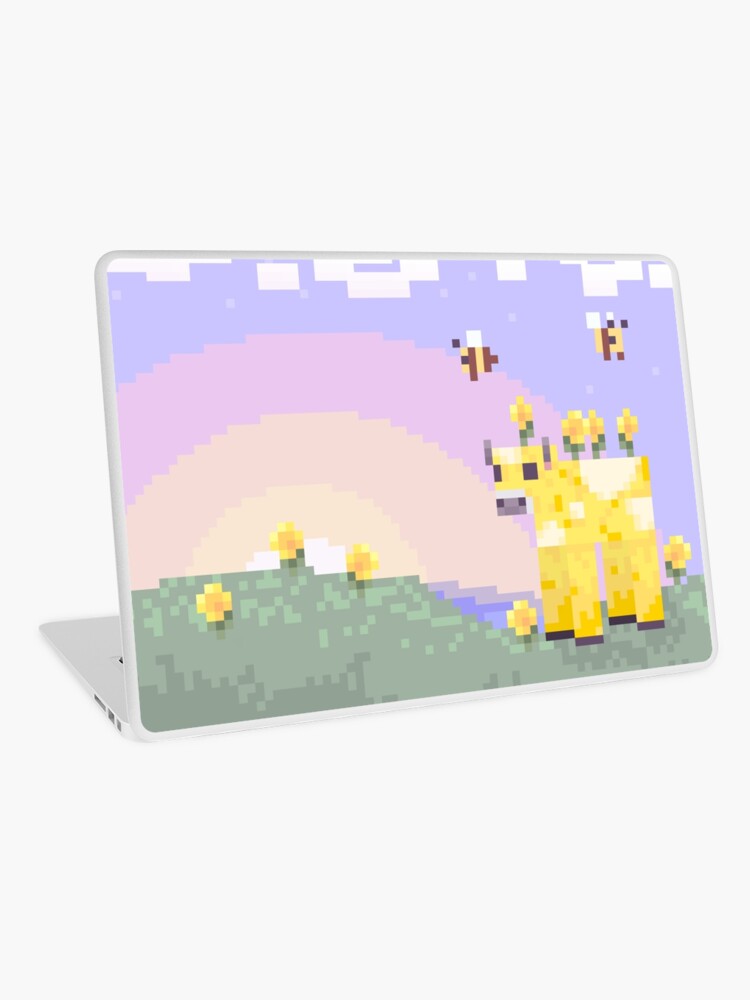 Minecraft Earth: Moobloom & Bees Portrait Laptop Skin for Sale by Flipwish