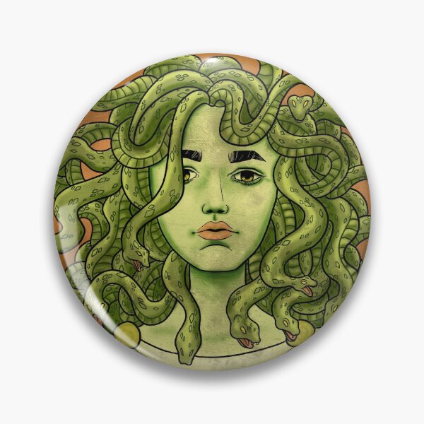 Item preview, Art Nouveau Medusa designed and sold by katesteele.
