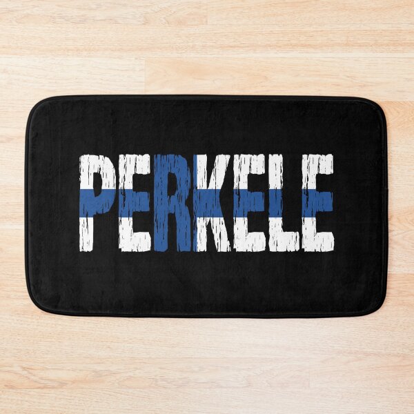 Item preview, Perkele Finnish Flag Distressed designed and sold by Nirvanibex.