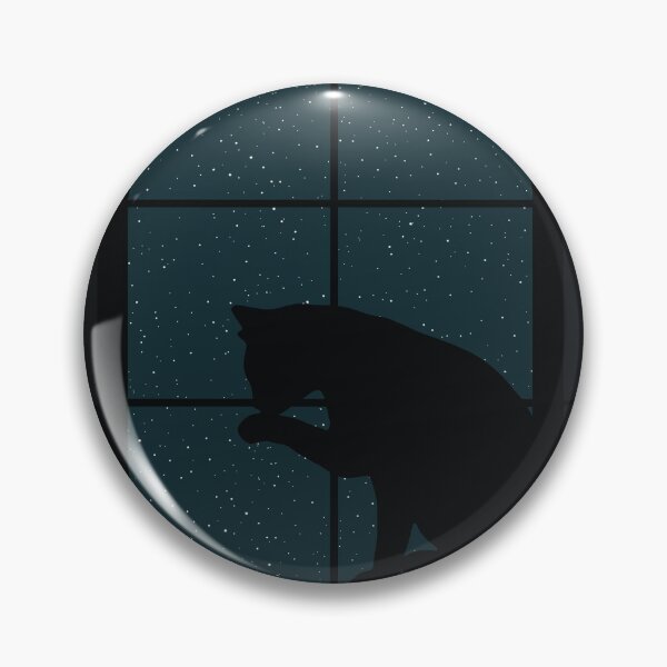 Item preview, Cat Sitting At Night designed and sold by artado.