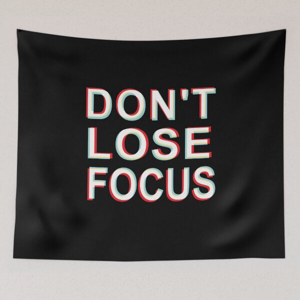Item preview, 3D Don't Lose Focus designed and sold by AdventureTee.