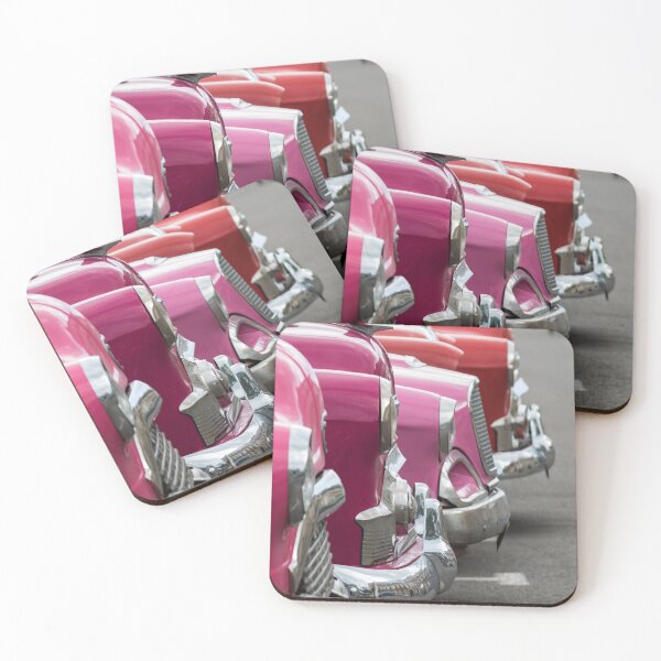 Item preview, Pink and Red Cars in Havana Cuba designed and sold by AlteredAtelier.