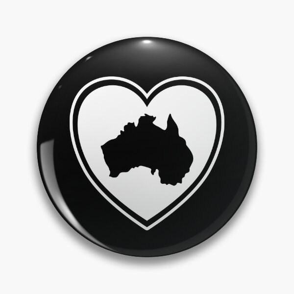 Item preview, Heart Icon with Australia Outline designed and sold by dylanxh.