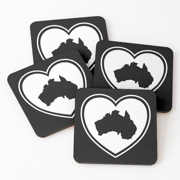 Item preview, Heart Icon with Australia Outline designed and sold by dylanxh.