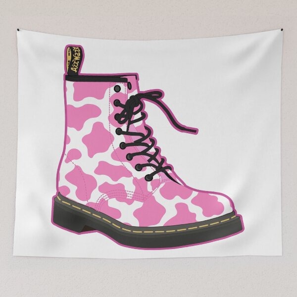 Item preview, Pink Cow Doc Marten Boot designed and sold by sydneyurban.