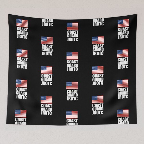 Item preview, Coast Guard JROTC US Flag Chest Design designed and sold by JROTCshop.