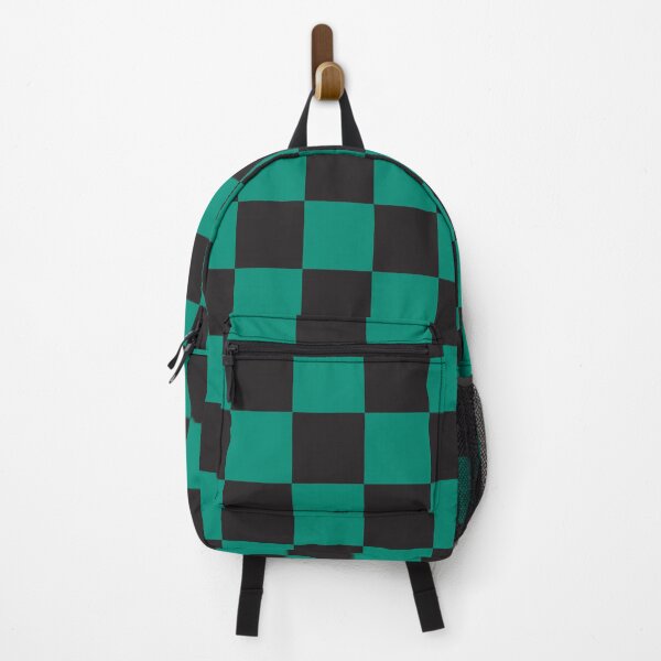 Item preview, Black and Green Ichimatsu Traditional Japanese Pattern designed and sold by Heedee Design.