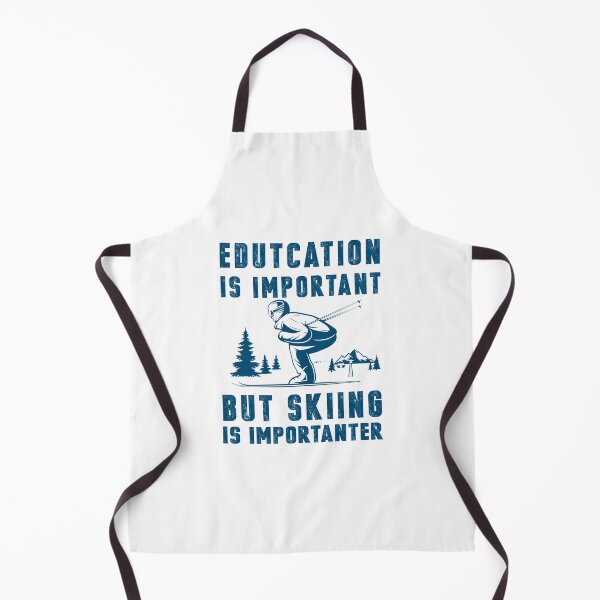 Item preview, Education is important but skiing Is Importanter - skiing Graphic Tee - skier Gifts designed and sold by HMMOUCH.