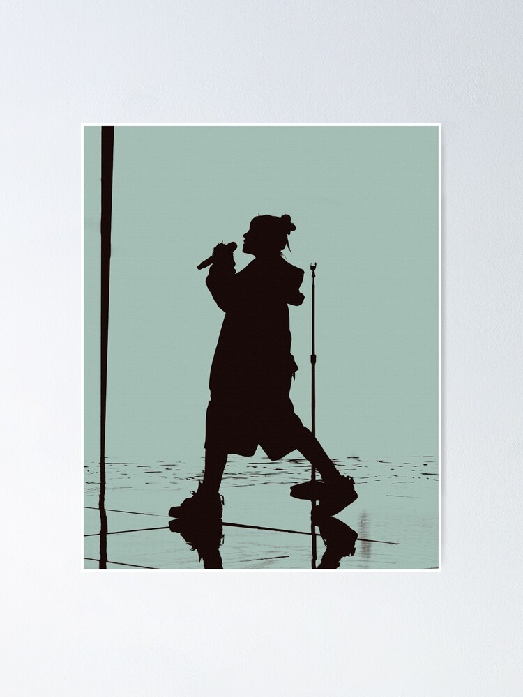 Alternate view of BILLIE EILISH SILHOUETTE Poster